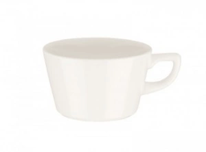 Чашка кофейная BONNA Уайт COR250KF фарфор, 250 мл, D=10, H=6,2 см, белый