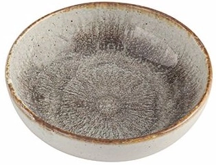 Салатник PORLAND Stoneware Iris 36DC09 фарфор, D=10, H=3,5 см, темно-коричневый