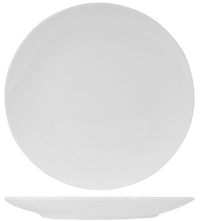 Тарелка мелкая без борта KUNSTWERK A0015 фарфор, D=150, H=16мм, белый