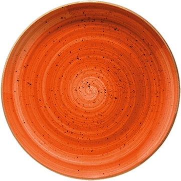 Блюдо круглое BONNA Терракота ATCGRM27DZ фарфор, D=27 см, терракотовый