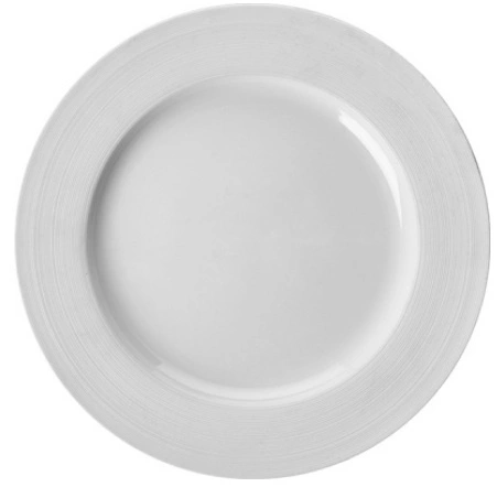 Блюдо круглое TOGNANA Граффити GR02230 фарфор, D=305, H=27мм, белый