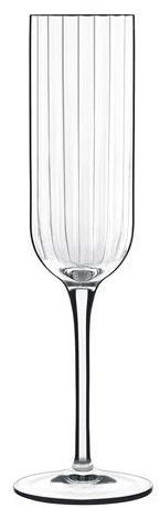 Бокал для шампанского LUIGI BORMIOLI Бах стекло, 210мл, D=7, H=23,5 см, прозрачный