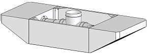 Зонт вытяжной ROBOLABS Robochef RL010131