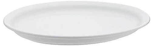 Блюдо овальное OXFORD CRYSTAL Гурме C04L-9001 фарфор, L=26, B=23см, белый