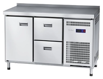 Стол холодильный среднетемпературный с бортом ABAT СХС-70-01 дверь-ящики