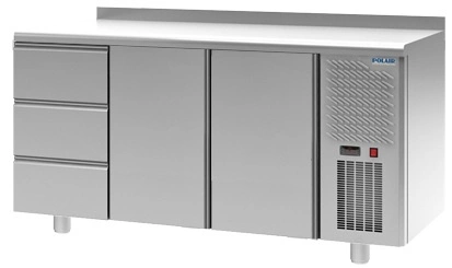 Стол холодильный с бортом POLAIR TM3-300-G