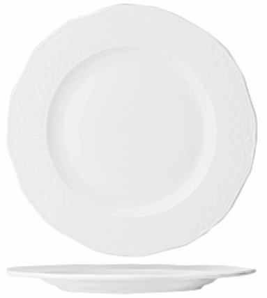 Тарелка мелкая LUBIANA 2643-white фарфор, D=30, 5см, белый