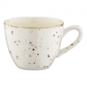 Чашка кофейная BONNA Грейн GRARIT01KF фарфор, 80 мл, D=6,4, H=5,3 см, серый
