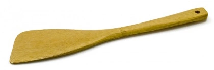 Лопатка кулинарная бамбуковая угловая LUXSTAHL 120 мм [FJ110] 1934