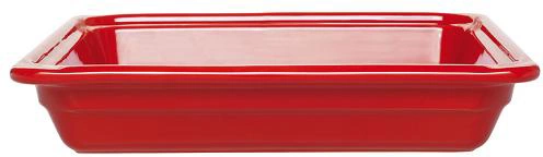 Гастроемкость керамическая GN 2/3-65, серия Gastron, цвет красный