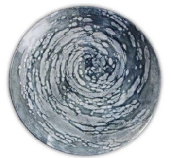 Тарелка плоская Porland Vortex 04ALM004591 фарфор 27 см, синий