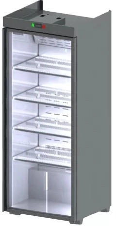 Шкаф морозильный KIFATO Арктика 750х800х2050 НТ стеклянная дверь