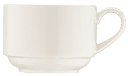 Чашка кофейная BONNA Уайт BNC02CF фарфор, 180 мл, белый
