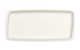 Блюдо прямоугольное BONNA Уайт MOV35DT фарфор, L=34, B=15 см, белый