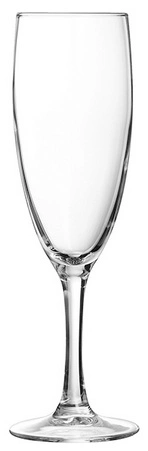 Бокал для шампанского ARCOROC Принцесса P3999 стекло, 150 мл, D=4,7, H=19,5 см, прозрачный