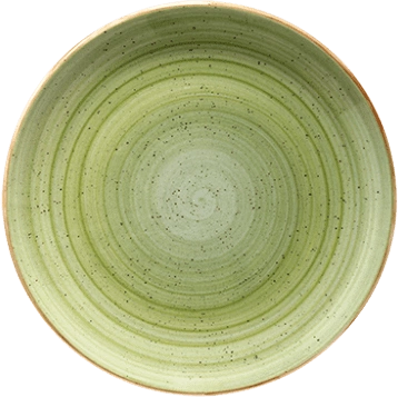 Блюдо круглое BONNA Аура Терапи ATHGRM27DZ фарфор, D=27 см, зеленый