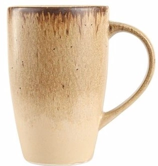 Кружка PORLAND Stoneware Natura 320731 фарфор, 295 мл, H=11,6 см, бежевый