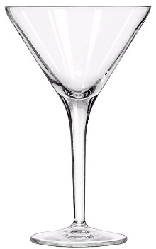 Бокал для мартини LUIGI BORMIOLI Микеланджело стекло, 215мл, D=10,4, H=17,2 см, прозрачный
