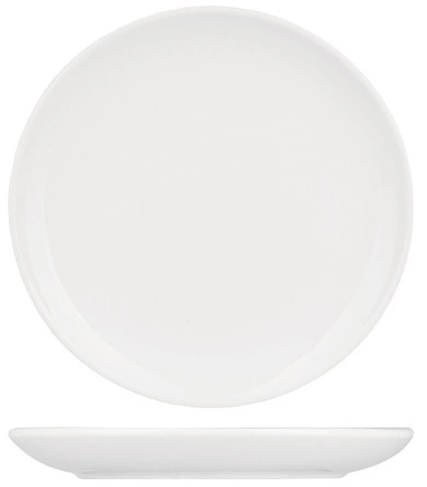 Тарелка мелкая без борта KUNSTWERK 9904122/P0079723 фарфор, D=230, H=17мм, белый