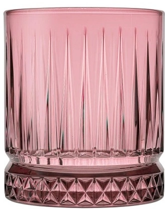 Стакан олд фэшн PASABAHCE Энджой 520004 стекло, 355 мл, D=8,4, H=9,8, см, розовый