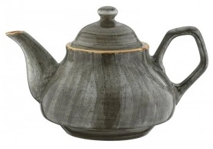 Чайник BONNA Аура Спейс ASCRIT01DM фарфор, 850 мл, темно-серый
