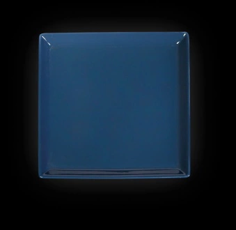 Тарелка квадратная «Corone» 275 мм синяя фк663/4