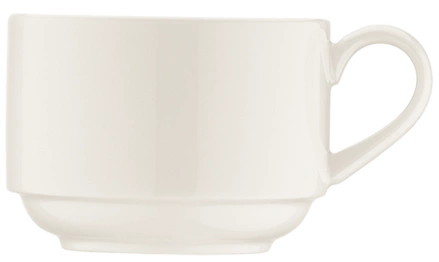 Чашка кофейная BONNA Уайт BNC01CF фарфор, 210 мл, D=8,2, H=6,5 см, белый