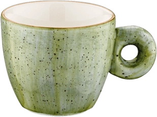Чашка кофейная BONNA Аура Терапи ATHBNC01ESP-F фарфор, 70мл, зеленый