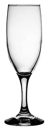 Бокал для шампанского PASABAHCE Бистро 44419 стекло, 190 мл, D=5, H=18,8 см, прозрачный