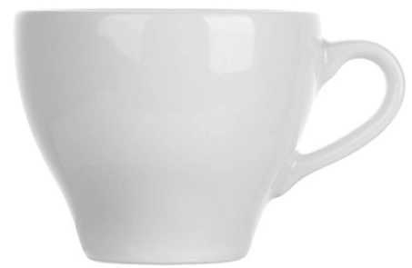 Чашка чайная LUBIANA Паула 1702 фарфор, 200мл, D=9, H=6см, белый