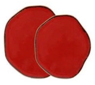 Салатник PORLAND Seasons 366415 фарфор, 415 мл, D=17, H=4 см, красный