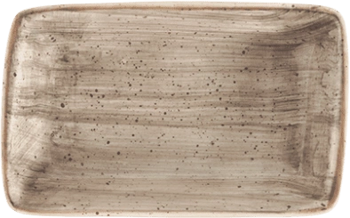 Блюдо прямоугольное BONNA Аура Террин ATRMOV16DKY фарфор, L=16, B=9 см, коричневый