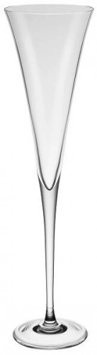 Бокал для шампанского OXFORD CRYSTAL Флора Y07Y-9000 хрусталь, 150мл, D=9,5, H=27,1см, прозрачный