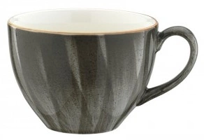 Чашка чайная BONNA Аура Спейс ASCRIT01CF фарфор, 230 мл, D=9,3, H=6,9 см, темно-серый