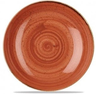 Тарелка глубокая CHURCHILL Stonecast SSOSPLC21 фарфор, 2400 мл, D=31 см, оранжевый