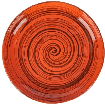 Тарелка мелкая Борисовская Керамика ОРП00011075 керамика, D=18см, оранжев.