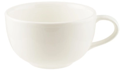 Чашка чайная BONNA Уайт RIT05CPF фарфор, 350 мл, D=11, H=6,8 см, белый