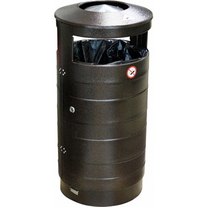 Урна для мусора уличная с пепельницей LUXSTAHL 440х800 мм ур87