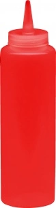 Диспенсер для бара красный (соусник) LUXSTAHL 700 мл [1741, 32102] к1369/1