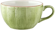 Чашка чайная BONNA Аура Терапи ATHRIT04CPF фарфор, 250 мл, D=9,6, H=5,6 см, зеленый