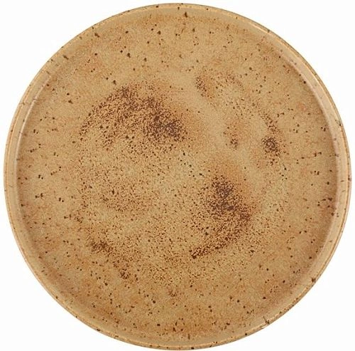 Блюдо круглое PORLAND Stoneware Natura 18KP30 фарфор, D=30, H=2,2 см, бежевый