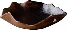 Блюдо STYLE POINT Raw RD19123 керамика, D=30 см, коричневый