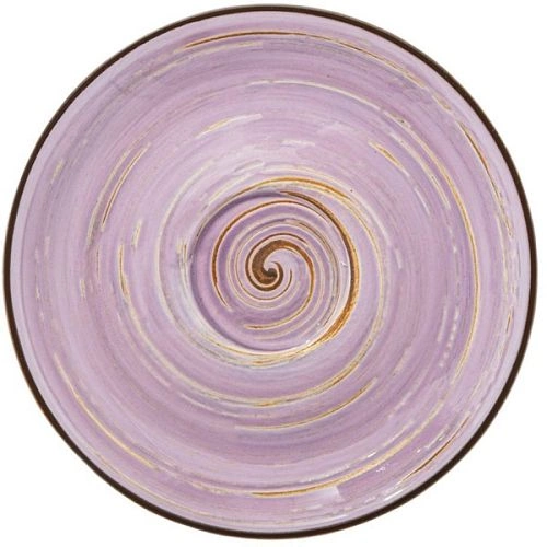 Блюдце WILMAX Spiral WL-669735/B фарфор, D=14 см, лавандовый