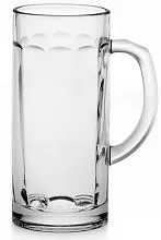 Кружка для пива PASABAHCE Паб 55109 стекло, 330 мл, D=11, H=16 см, прозрачный