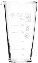 Мерный стакан 100 мл [ГОСТ 1770-74] 868У в индивидуальной упаковке