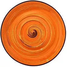 Блюдце WILMAX Spiral WL-669339/A фарфор, D=16 см, оранжевый