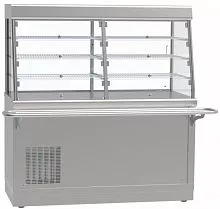 Прилавок-витрина холодильный ABAT ПВВ(Н)-70Х-С-01-ОК