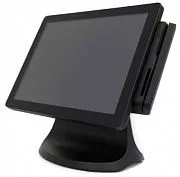 POS-компьютер моноблок SuperPOS P09, 15“ сенсорный, 2 Gb, SSD 120Гб, MSR, J1900, без ОС