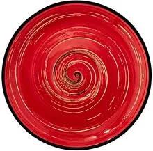 Блюдце WILMAX Spiral WL-669236/B фарфор, D=15 см, красный