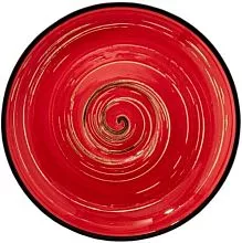 Блюдце WILMAX Spiral WL-669235/B фарфор, D=14 см, красный